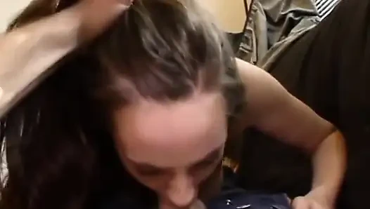 Azgın adam güzel bir saksodan sonra göğüslerine boşalmak istiyor