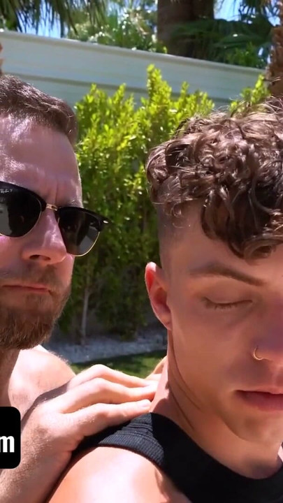 Jack’s Friends Are About To Arrive, And His Stepdad Is Still Taking A Sunbath Fully Naked | Clip 1