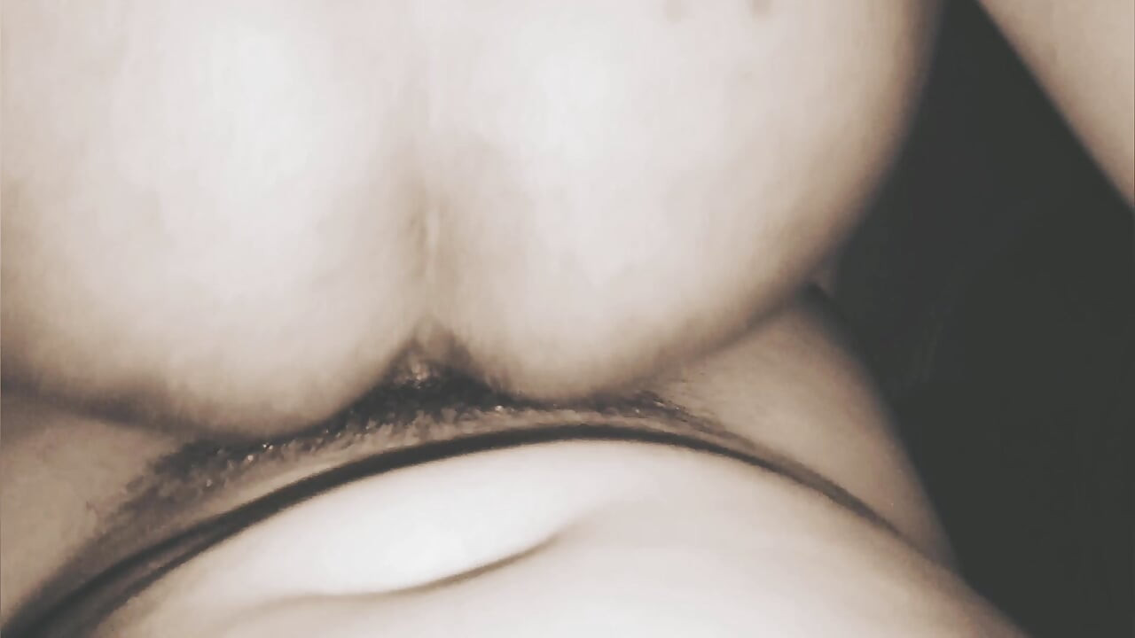Romantic moment between husband and