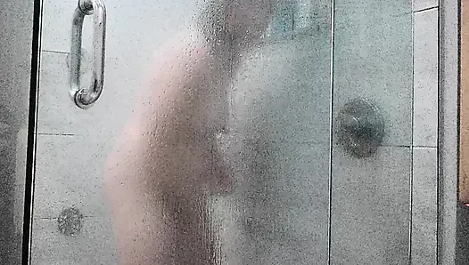 The shower scene with Asian step daughter Erin Luvin and her beautiful long nipples by andrewtatt