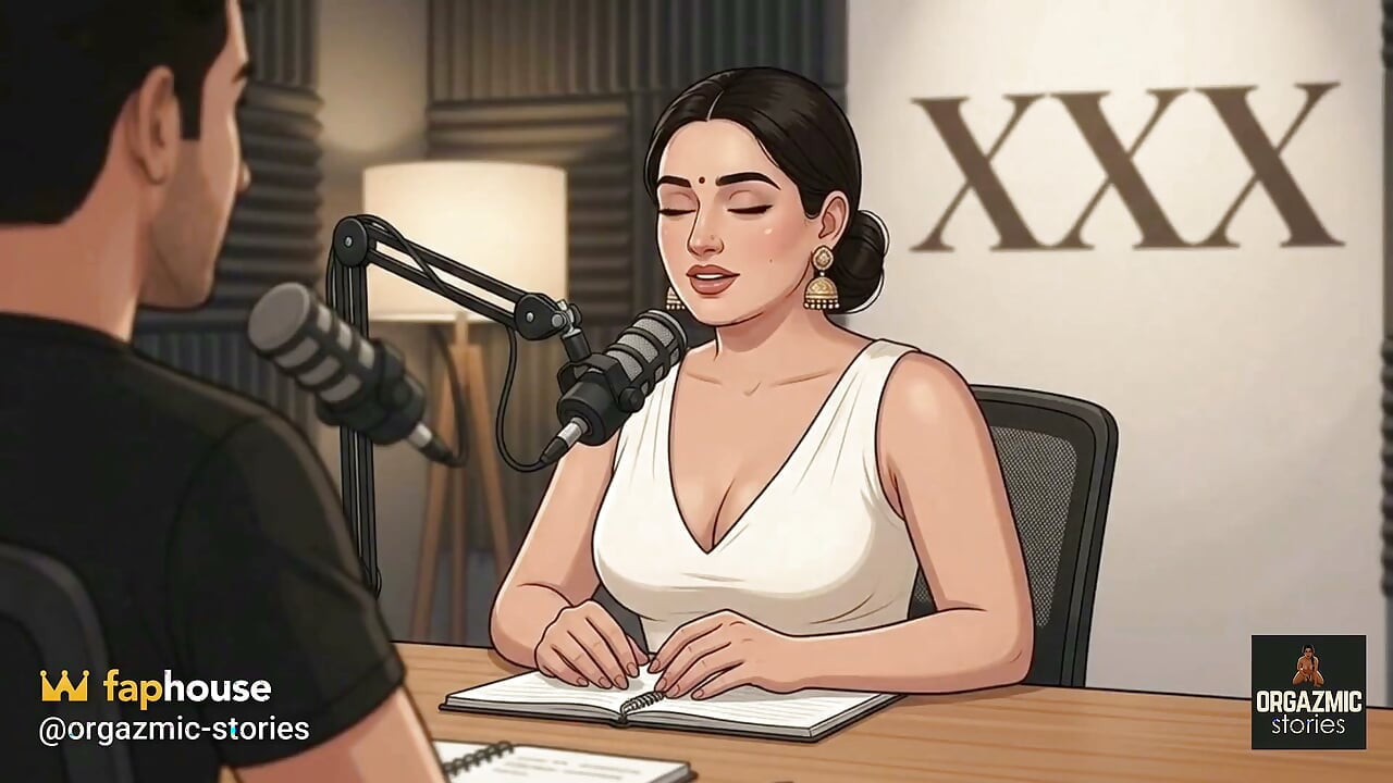 Mrs. Sudha Sexy Middle Aged Indian Women Got Fucked by Young Guy in Podcast