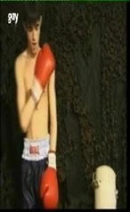 Russian Boxer Strips Naked