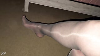Louise Nylontease Foot Fetish Tease