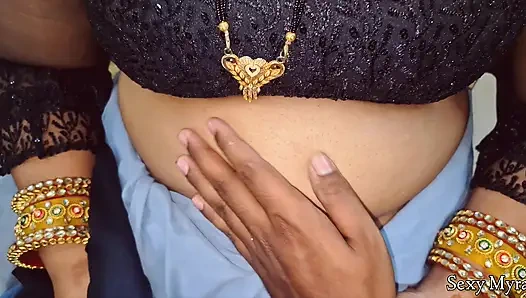 Part 1 - Indian hot Mami suprise blowjob