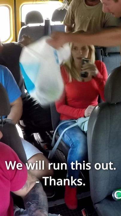 Hot gangbang with a busty MILF (Czech Bang Bus) | Clip 1