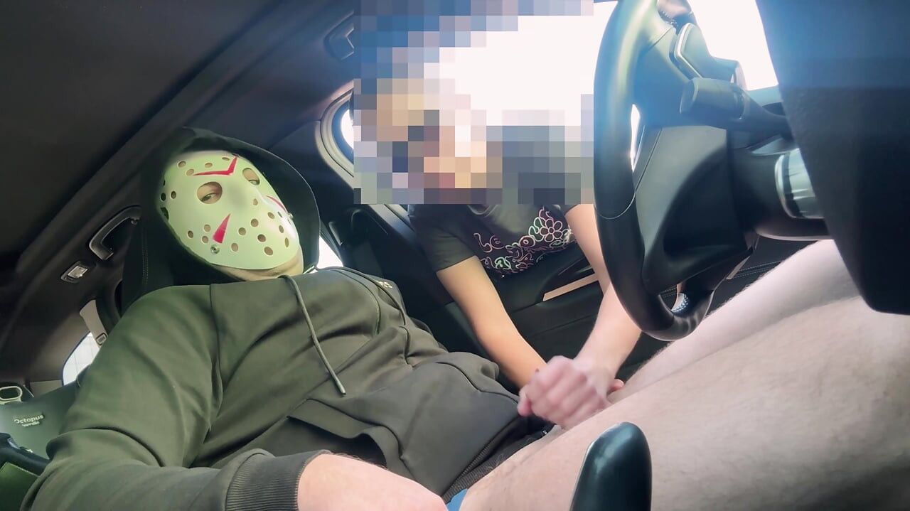 A Stranger Approached and Jerked Off a Maniac in His Car on Halloween