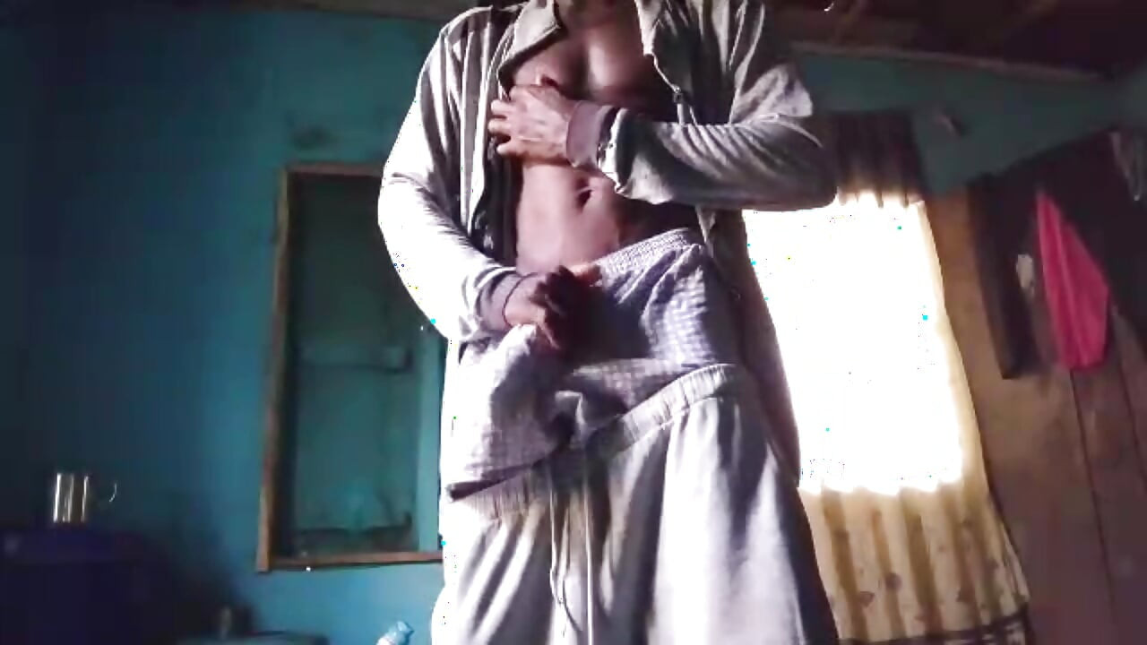 Wanking off Till Cum My Big Black Dick