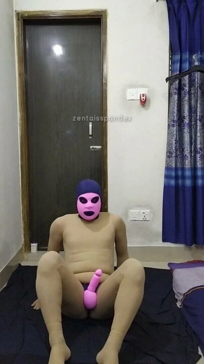 Zentai nude exercise Spandex bodysuit