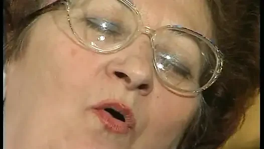 Grannies lick and finger fuck each others hairy pussies after strip poker game