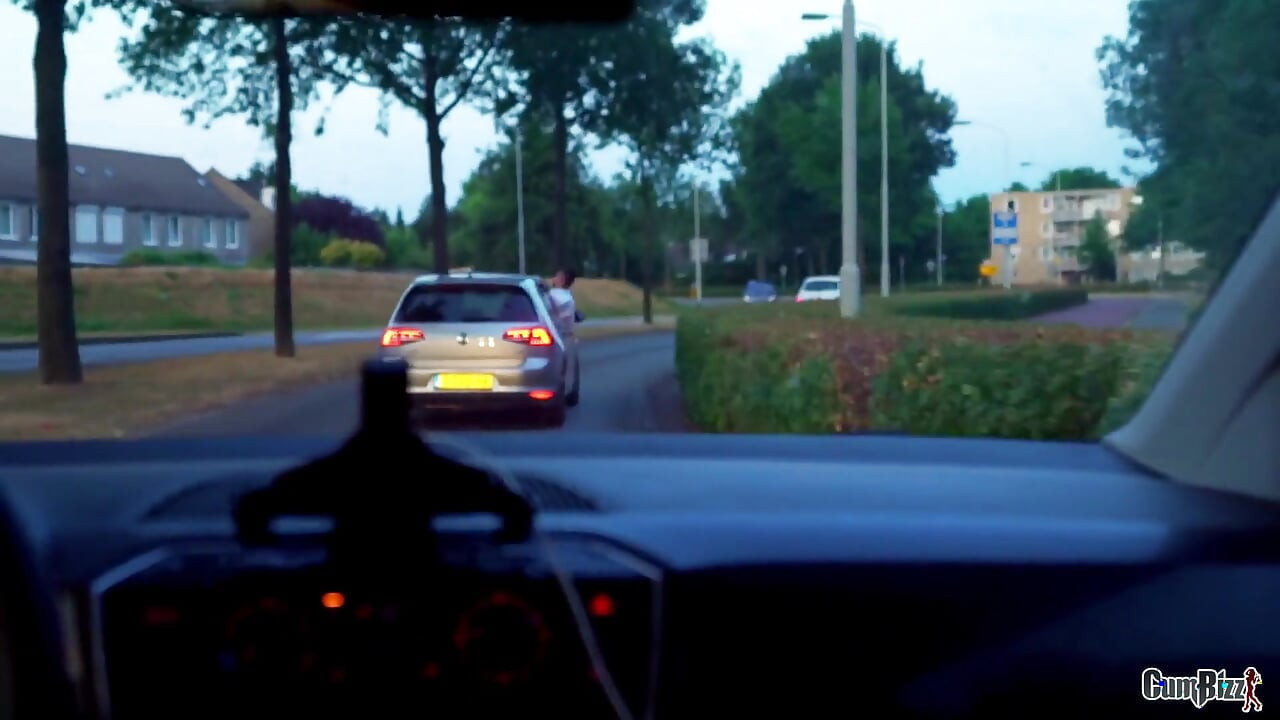 2 hot dutch blond checks having sex in public