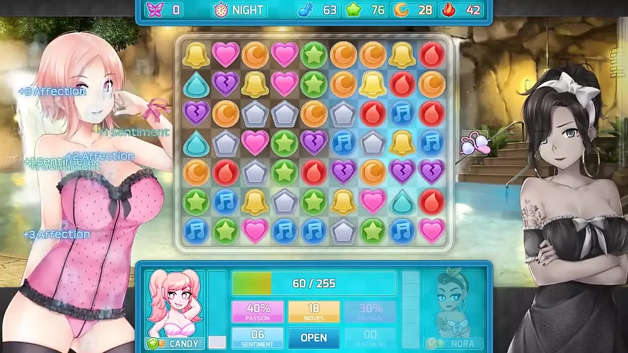 Huniepop 2 - cita doble - parte 4 belleza árabe sexy por Loveskysan