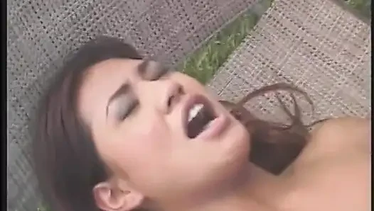 Redhead gets help from hot asian friend to satisfy her boyfriend