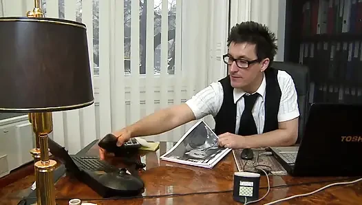Hot Secretary Seduced at Job Interview
