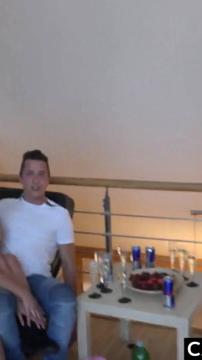 Emotional moment from "HomeParty - Beautiful Nympho Girls Need Cocks"