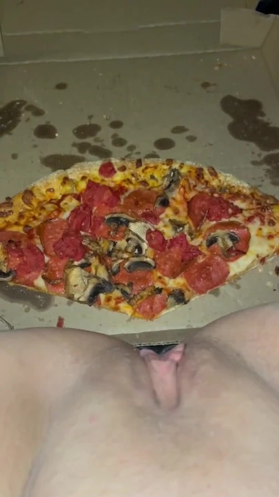 Key moment from "PIZZA TEEN MASTURBATION -KINKY FOOD FETISH-FEMALE WEIRD ARAB PORN-REAL ORGASM- AMATEUR- ARABIAN"
