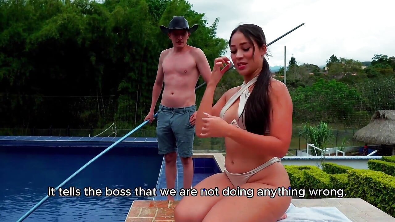 Colombian Teen Fucks Her Husband's Work While Not at Home, Outdoor Sex! Daniela Andrea and Pipeboy