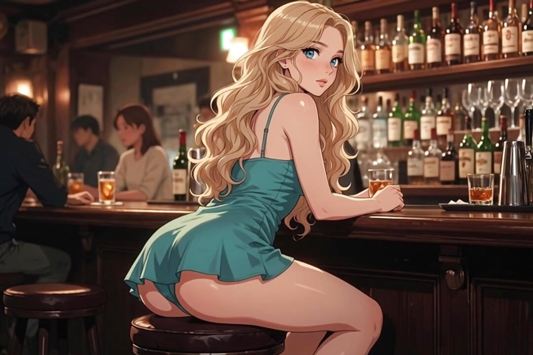 I Told My Husband the Short Dress Was a Bad Idea for the Bar (AI Generated)
