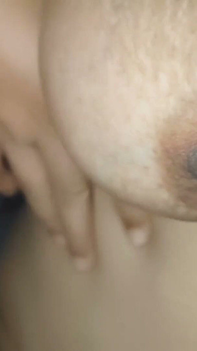 Indian desi wife milk show and try to use double in her pussy | Clip 1