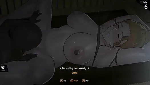 Hentai oyunu - tanrıçanın gelişi - sürtük ateşli seksi sarışın kadın amını kabile şefine parçalatıyor