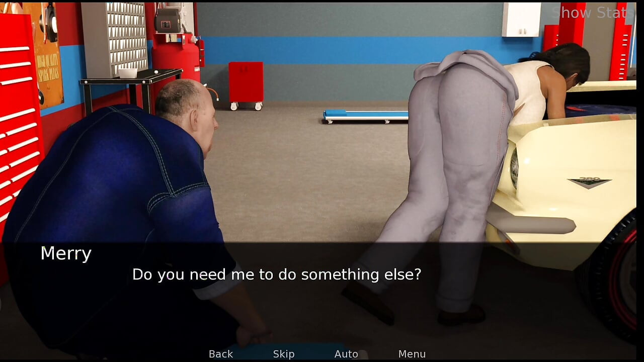 Project Hot Wife - the mechanic almost saw my pussy