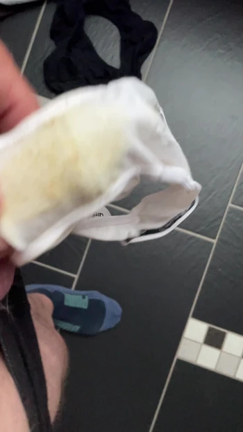 Girlfriend panties jerk off