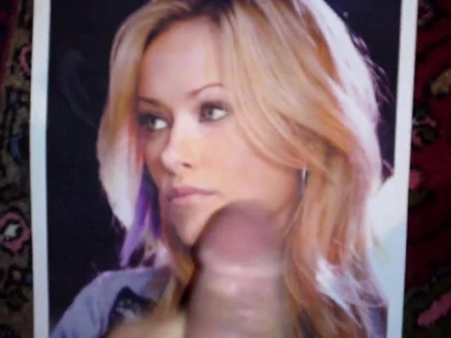 Gozando em Olivia Wilde onde ela era loira