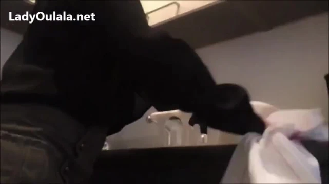 Maid no panties slow motion