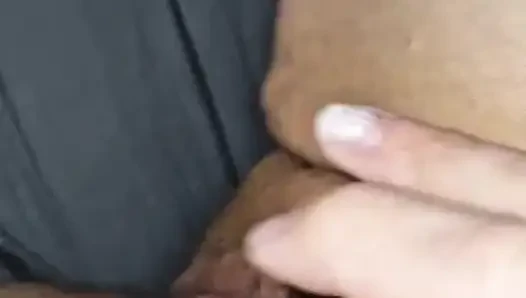 I finger myself. My cunt is nice and wet. 2 of 2