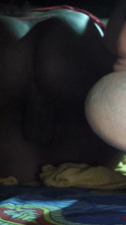 The stepsister from Desi Village came home from the market and you saw her helping her brother-in-law masturbate to IndianAlexaqueen | Clip 2