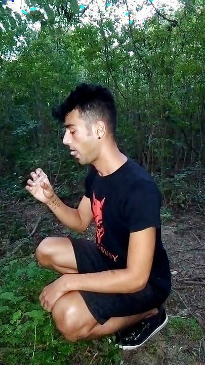 Eating Own Cum From Glass