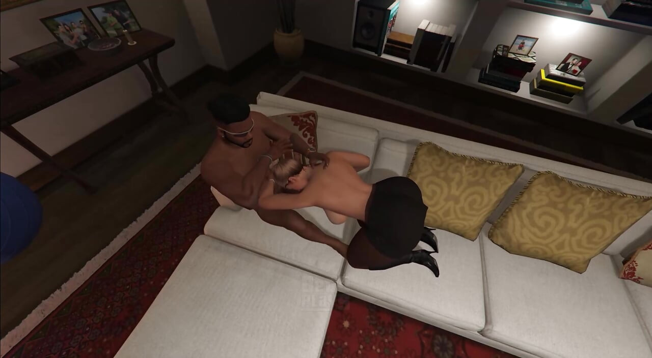 GTA 5 Franklin and Amanda Full 35 min Movie in Michael's House