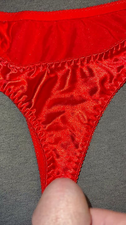 Cum on wife’s panties 58