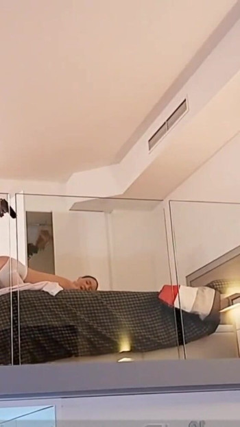 Key moment from "The sexy cleaning lady and fucks her pink wet pussy POV amateur fuck"