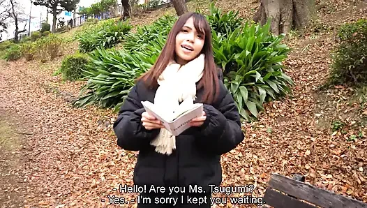 Tugumi Honjyo Spends an Afternoon with Us in Our Hotel, Naked