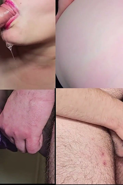 Goon to Premature Ejaculation Compilation! Split Screen
