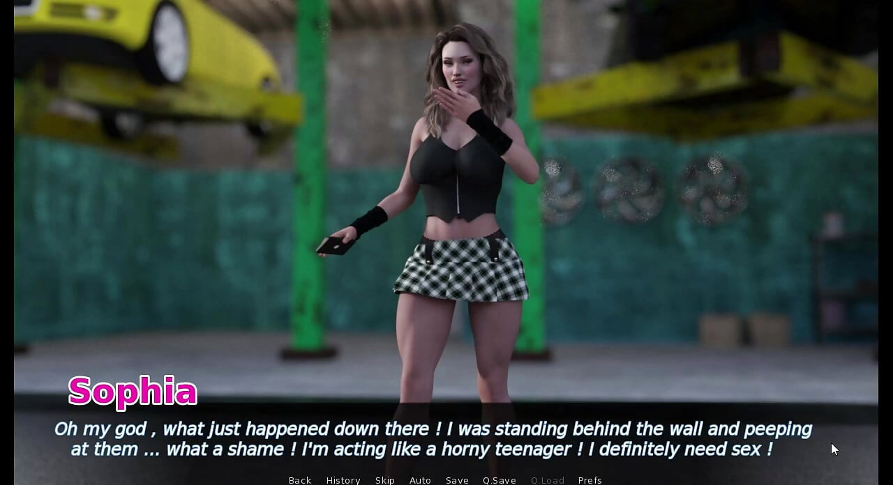 Das Auto wurde kaputt gegangen und der Fahrer - Sophia muss lösungen finden ...