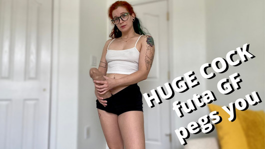 massive cock futa gf pegs you and makes you her slut - full video on Veggiebabyy Manyvids