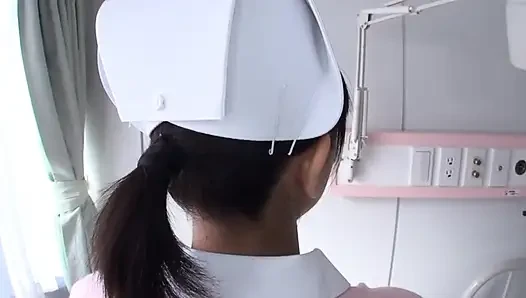 The Middle-aged Man and the Angel in White