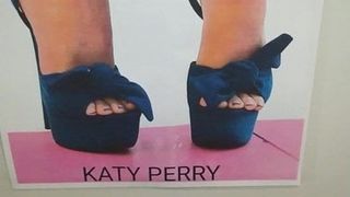 Трибьют спермы для сексуальных ступней Katy Perry
