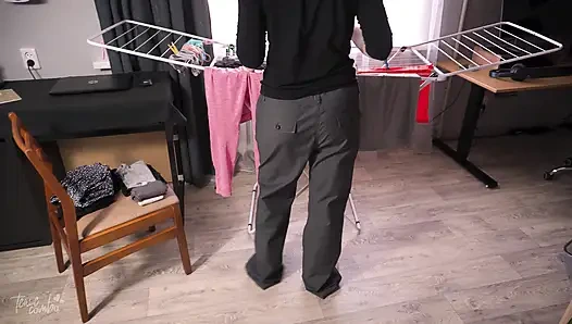 Evli kadının pantolonu utanç verici fetiş