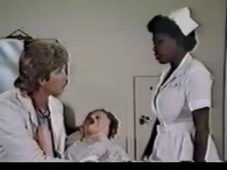 Ébano clipe de enfermeira