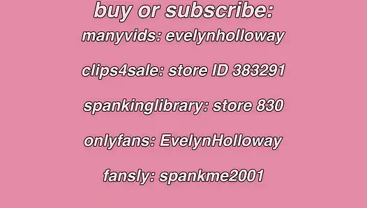 Evelyn Holloway Domestic Discipline BDSM Spanking Compilation #2