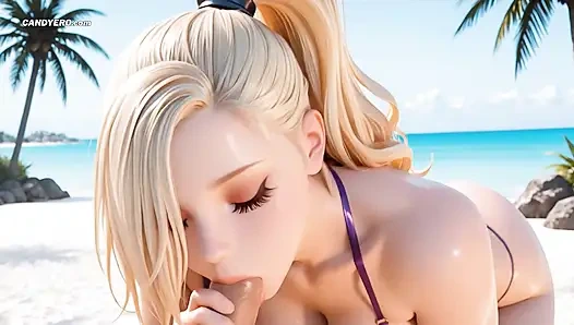 Summer Vacation With Ino Yamanaka ( AI Generated )