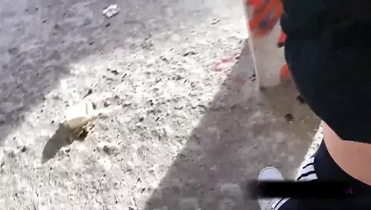 Luna si istri sange lagi asik seks anal intens di rumah bekas - pasangan asli pov di luar ruangan