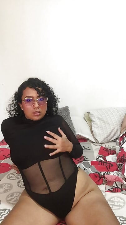 I masturbate in front of my stepfather until I orgasm.