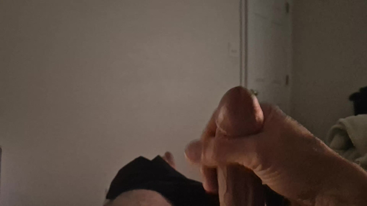 Edging nice white cock