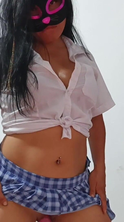Must-share moment from "THE BEGINNING OF MODELING!! SEXY STUDENT IN A SHORT SKIRT TESTS DELICIOUS SITTING"