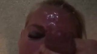 bristol kate getting a face fuck of cum