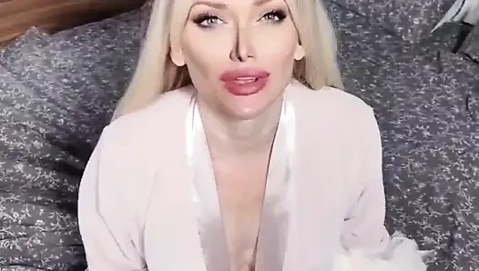 Video für Marionetten, stier hat spaß mit einer herrlichen blondine