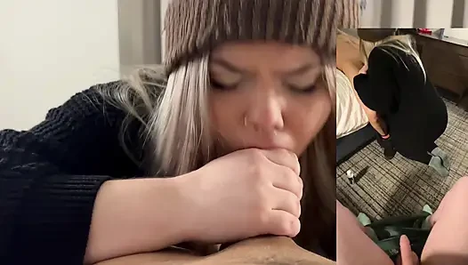 My First Time Cucking him & My First Time with a Big Cock
